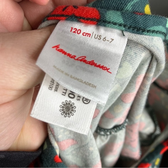 Hanna Andersson celebration skater dress pockets fit & flare twirl size 6/7 - Picture 7 of 10